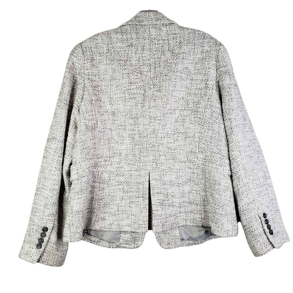 Talbots Textured Gray Blazer - Picture 3 of 11